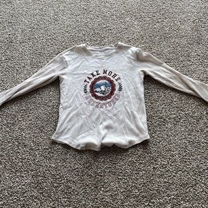 Mountain long sleeve shirt white